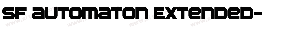 SF Automaton Extended字体转换